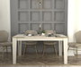 Hanah Home Mesa de Comedor Veyron - Travertino, Sandstone